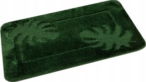 Fürdőszobaszőnyeg Palackszőnyeg Zöld Csúszásgátló Lisset 50x80 cm