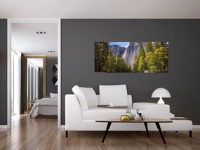 Kép - A Yosemite szikla alatt (120x50 cm)