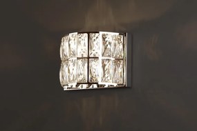 MAXLIGHT-W0204 DIAMANTE Króm Színű Fali Lámpa 1XG9 42W IP20