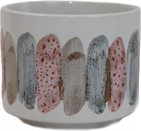 Kerámia takaróponyva színes díszítéssel 10,5cm