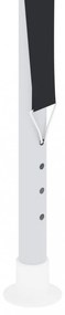antracitszürke rendezvénysátor 4 x 6 m 90 g/m²