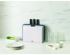 Nest Plus 3 db-os vágódeszka és kés szett állvánnyal - Joseph Joseph