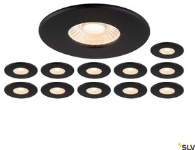 SLV UNIVERSAL DOWNLIGHT 1007271 Beépíthető spotlámpa 1x8W/LED 2700K|3000K|4000K|6500K 560lm|610lm|680lm|640lm ip20_ip65