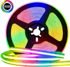 Cob Rgb Színes Pont Nélküli Led Szalag 1M 15W/m 12V