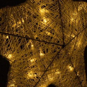 NEXOS Csillag karácsonyi 35 cm 30 LED meleg fehér