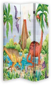 Gario Paraván Dinoszauruszok a tónál Méret: 110 x 170 cm, Kivitelezés: Klasszikus paraván