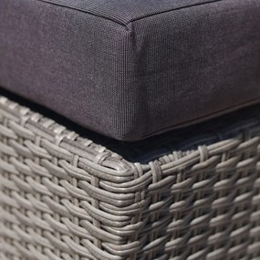 Szürke műrattan négyszemélyes kerti lounge szett Drammen - Bonami Selection
