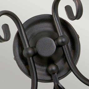 Elstead Lighting ARTISAN ART2-BLACK Fali lámpa 2x60W/E14