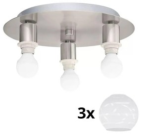 Eglo Eglo - LED Mennyezeti lámpa MY CHOICE 3xE14/4W/230V króm/fehér EG31131L