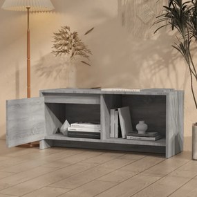 szürke sonoma színű szerelt fa TV-szekrény 90x35x40 cm