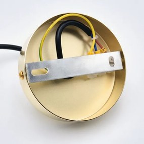 Csillár zsinóron HARMA 1xE27/15W/230V átm. 20 cm fehér/arany