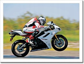 Poszterek keretben 40x30 Motorkerékpár üldöző