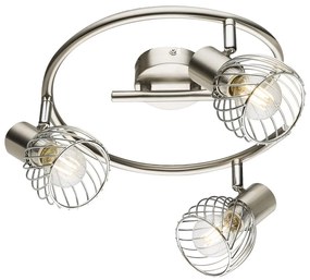 Globo 54809-3 - Spotlámpa TEXAS 3xE14/40W/230V matt króm