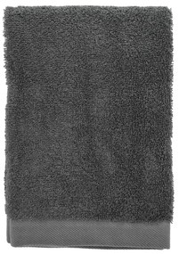 Sötétszürke frottír pamut törölköző 50x100 cm Comfort – Södahl
