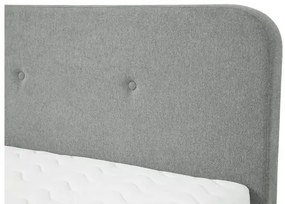 Franciaágy 140 cm Lomaha New (szürke) (ágyráccsal). 1104167