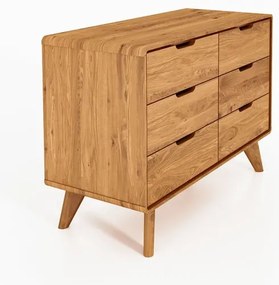 Alacsony bükkfa komód, 90x63 cm Greg - The Beds