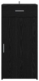 Széf fiókkal Musta tammi 42.5 x 40 x 93 cm Faanyag