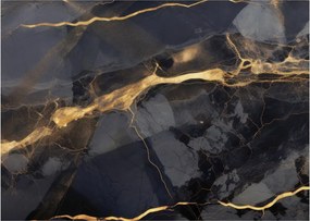 Kép - Fekete - arany dekoráció (70x50 cm)