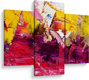 Absztrakció kép - festmény (90x60 cm)