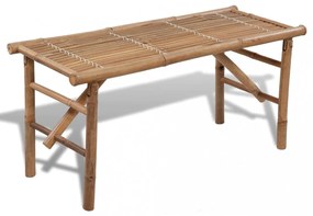 összecsukható bambusz kerti pad 118 cm