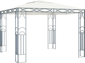 vidaXL krémszínű pavilon 300 x 300 cm