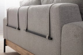 3 személyes kanapé Eti Oak -Szürke