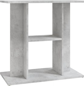 vidaXL betonszürke akváriumállvány 60 x 30 x 60 cm rétegelt fából