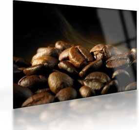 Üveg kép - Kávébabok (70x50 cm)