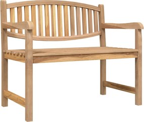 vidaXL tömör tíkfa kerti pad 114 x 59 x 87 cm