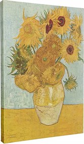 Van Gogh napraforgó reprodukció Vászonkép 90x120