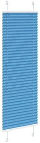 pliszírozott redőny kék 45x100 cm szövetszélesség 44,4 cm
