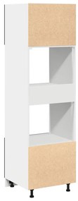 Mikrohullámú Szekrény Fekete Tölgy 60x57x207 cm Fa Kialakítással