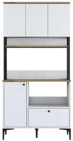 Jesy Walnut and White szekrény