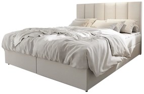 KARDI kárpitozott boxspring ágy, 180x200, soft 17 + topper