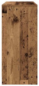 antik fa szerelt fa tálalószekrény 85x34x76 cm