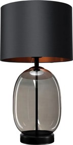 Kaspa SALVADOR BLACK 41126102 Asztali lámpa 1x25W/E27 IP20