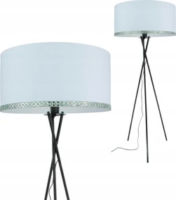 Modern Álló lámpa modern lámpabúra dekorációval 40cm Fehér