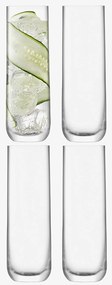 Vysoká sklenice Borough, 420 ml, čirá, set 4 ks - LSA International