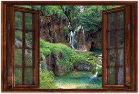 Poszterek 90x60 Magasabbra a vízesésnél