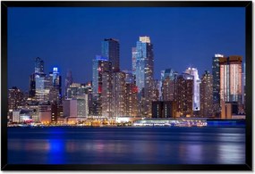 Poszterek keretben 60x40 New York éjszaka
