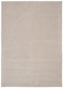 Lineal Poem szőnyeg, bézs, 170x240cm