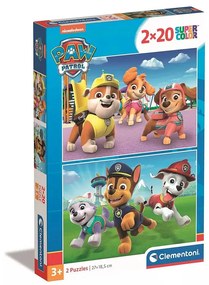 Mancs Őrjárat Playground 2x20 db-os puzzle Clementoni