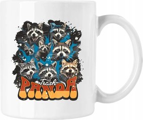 Bögre mosómedve kedves vicces panda 5 fehér 330ml