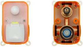 REA-B7503 - LUNGO beépített csaptelepes kádgarnitúra, szálcsiszolt arany