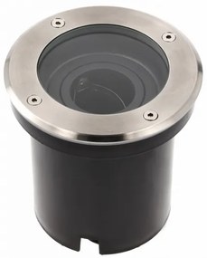 Lámpa Kerti lámpatest BETA-O (kör), max.50 W, GU10, IP67, AC220-240V, 50/60Hz, inox