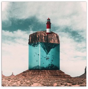 Gario Vászonkép Világ akvárium - Zehem Chong Méret: 30 x 30 cm