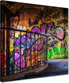 Vászonkép 40x40 Grafitti Murale