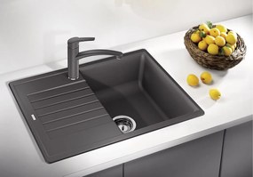 Blanco Zia 45 S Kompakt, szilgránit mosogató 680x500x190 mm, 1 kamrás, antracit, BLA-524721