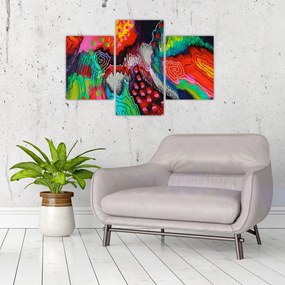 Absztrakt kép - színek (90x60 cm)