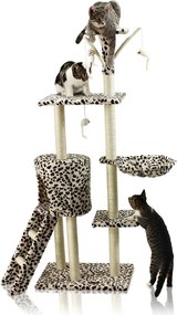 Kaparófa macskáknak Hawaj 138 cm leopárd minta